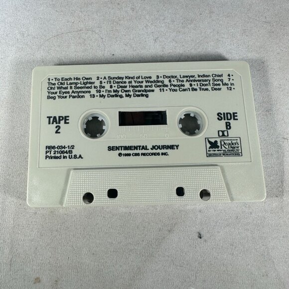 Sentimental Journey 80 Original Hits Of The 40s Cassette Tape 1989 - Picture 3 of 4